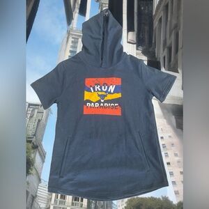 Under Armour Project Rock Terry Short Sleeve Hoody. NWT